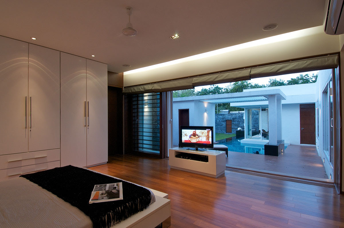 Minimalist Bungalow In India | iDesignArch | Interior ...