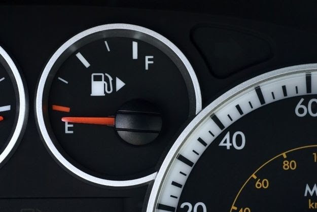 // The little arrow on your gas gauge is there to tell you what side your gas tank is on.
