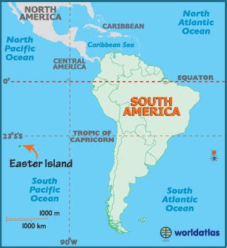 easter island map  map  rapa nui chile world atlas