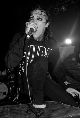Motionless In White. Chris Cerulli 11/20/10. Average Guys With Exceptional Hair Tour School of Rock, South Hackensack NJ www.myspace.com/motionlessinwhite
