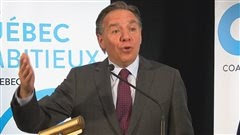 Le chef de la CAQ, François Legault