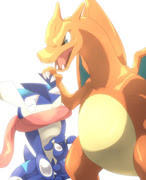ポケモン100users入り リザードン Pixiv年鑑 B