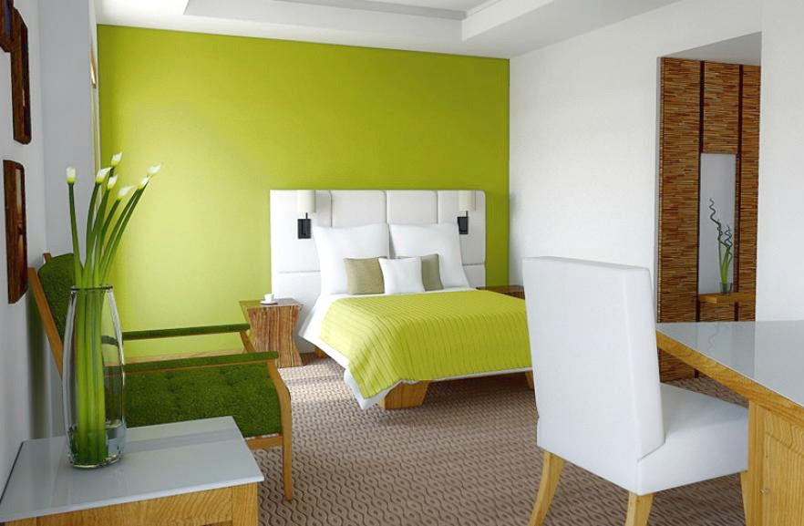 Paredes en color verde pistacho - Casa y Color