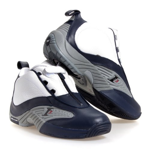 Reebok Men's Answer IV Sneaker,Athletic Navy/White/Flat Grey,13 M US
