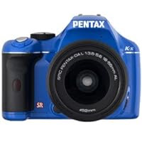 Pentax K-x 12-Megapixel Digital SLR Camera Kit/1 - Blue