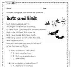 Close Reading Passages For 4th Grade Pdf