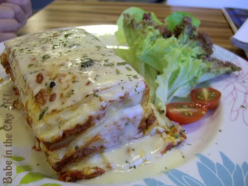 CM - beef lasagne (RM20.00)