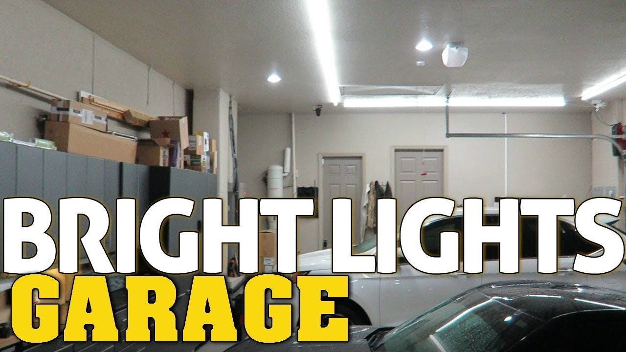 Garage workshop lighting