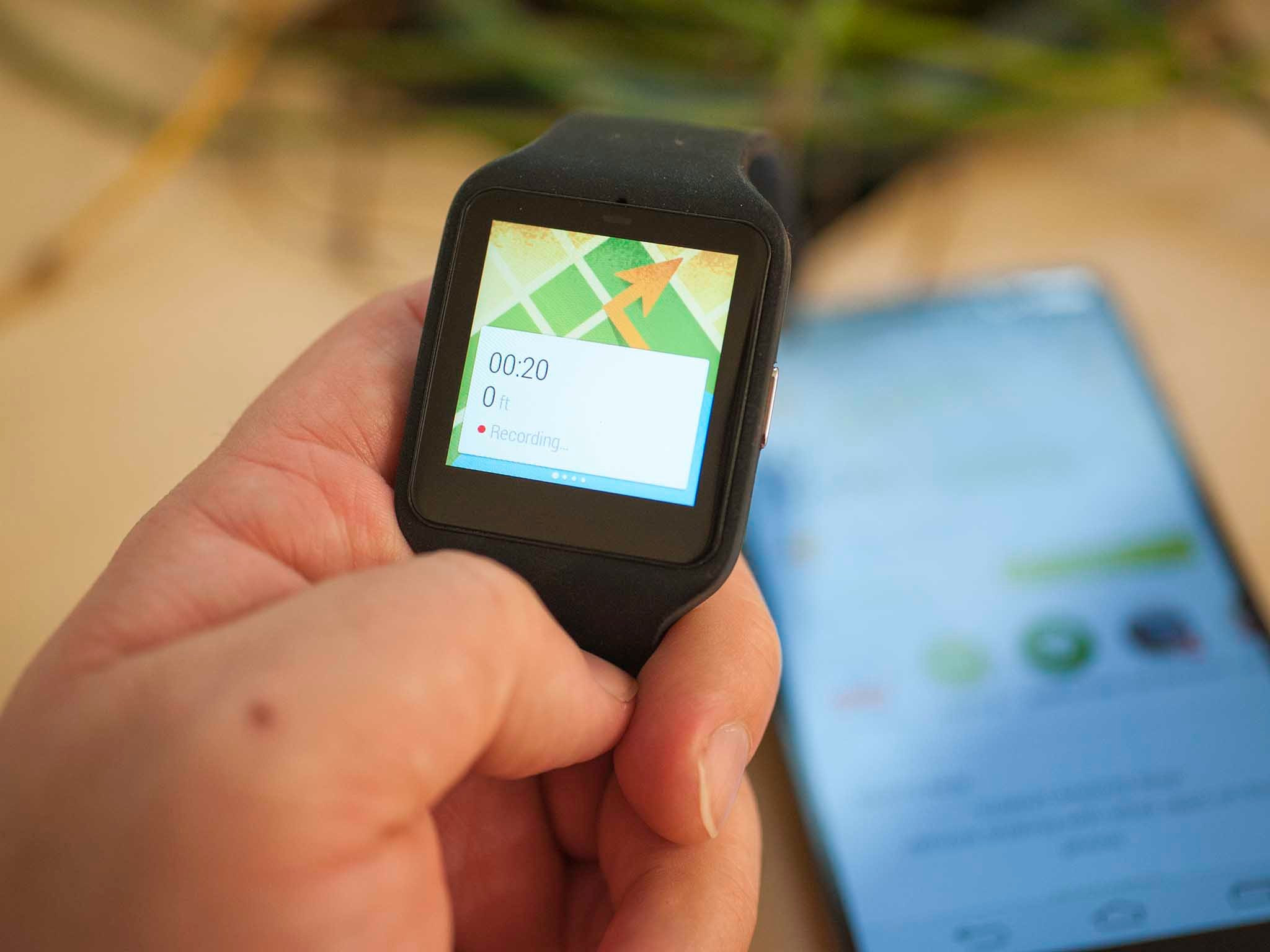 smartwatch gps running sony