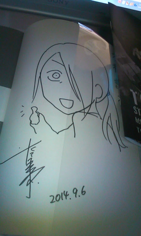 マンガ 収集 初版帯付野郎 デビルズライン3巻 花田陵先生サイン会