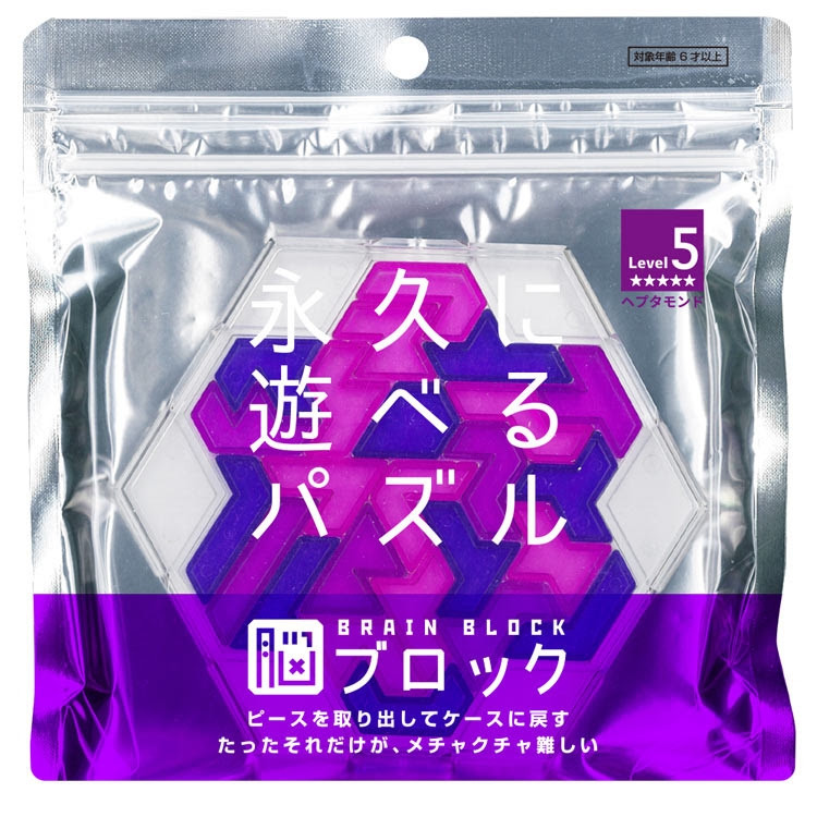 Ten Tbb 05 ヘプタモンド 脳ブロック テンヨー の商品詳細ページです 日本最大級のジグソーパズル通販専門店 ジグソークラブ