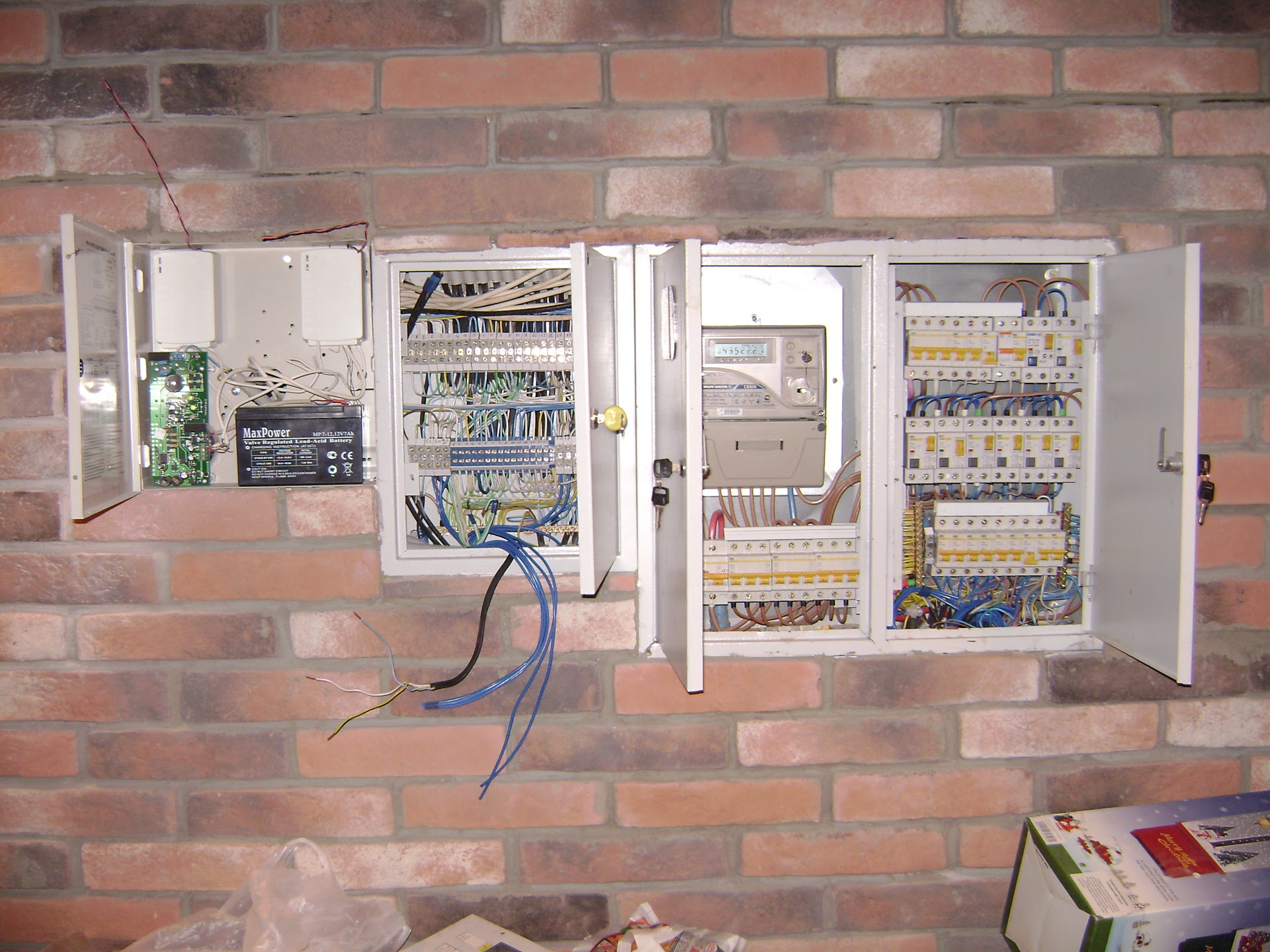 Elektrisk installation av lediga platser