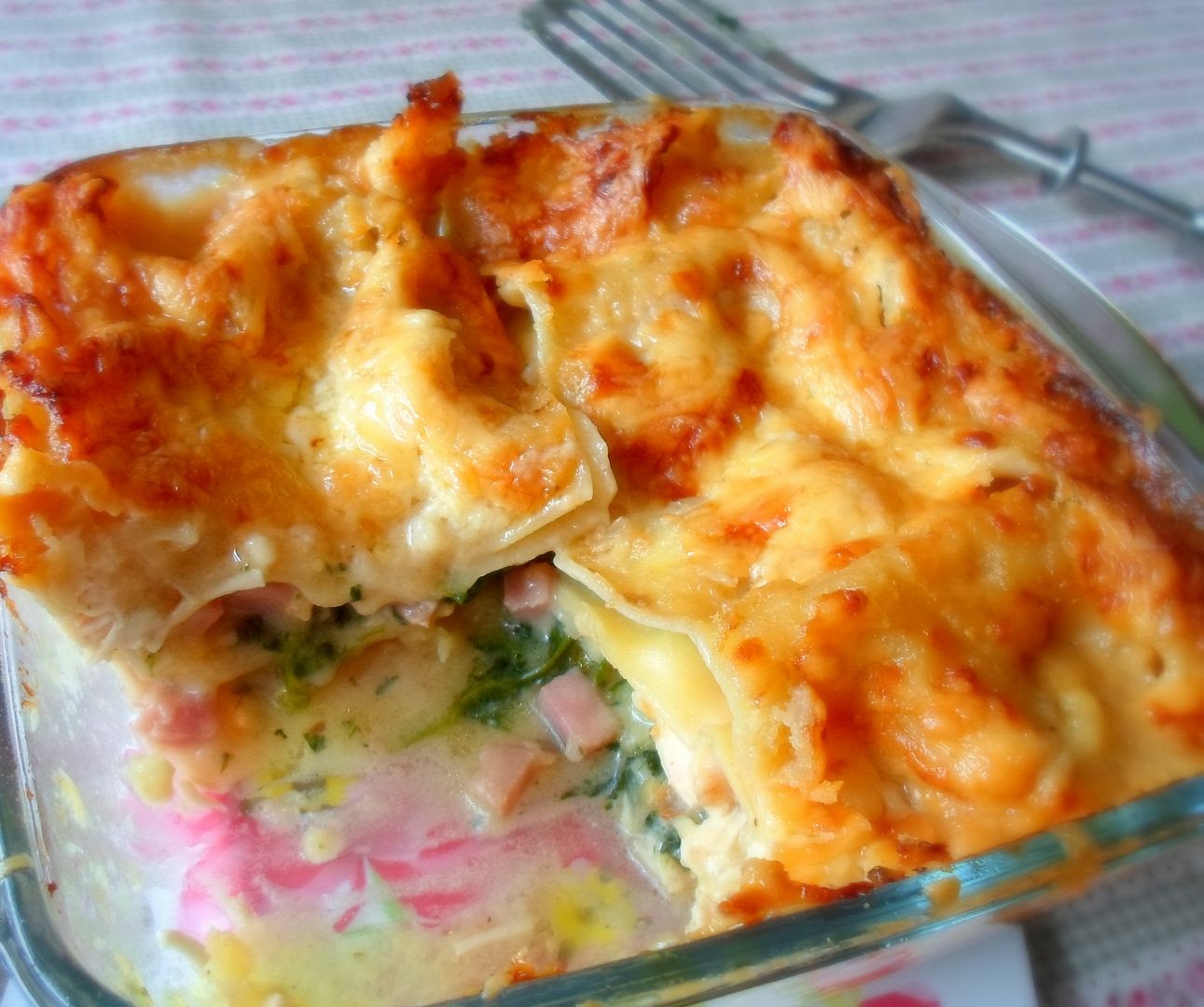 Chicken and Ham Lasagne