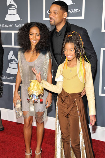 will smith and family 2011. Jada, Will, and Willow Smith