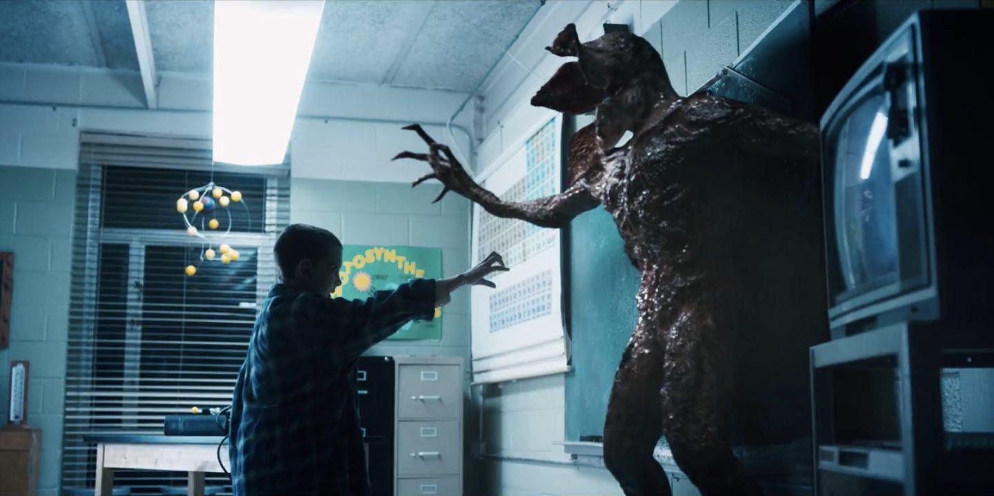 netflix stranger things demogorgon monster