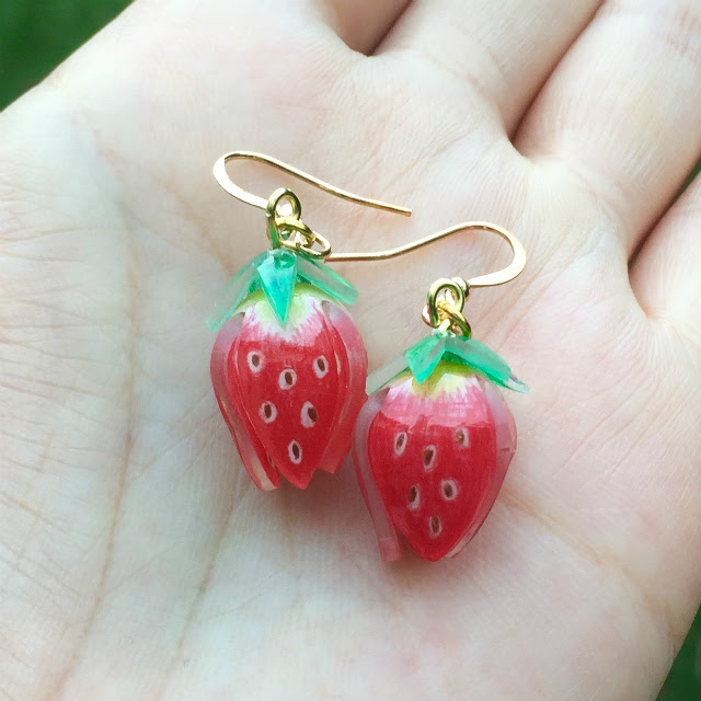 プラバンで立体イチゴ スカイホビー デコブログ