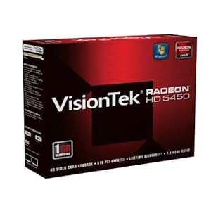 VisionTek Radeon 5450 1GB PCI DDR3 Express BB2 Graphics Card (900358) Reviews