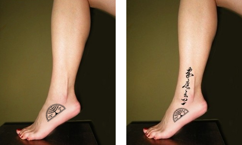 tattoo designs with quotes. stamp tattoo in plant, tree designs (foot, ankle, leg, thigh)