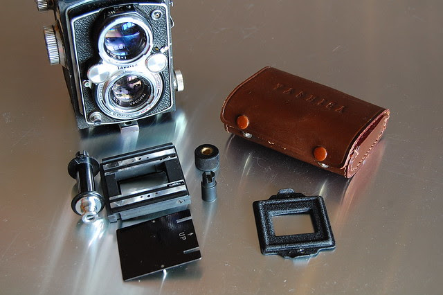 Yashica 635 and 35mm adapter kit