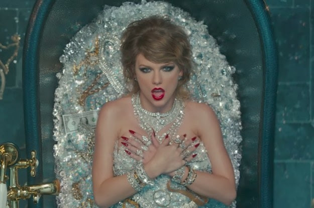 Taylor Swift's new music video for "Look What You Made Me Do" premiered during Sunday night's MTV Video Music Awards. And one particular scene has people questioning the choice of visuals.