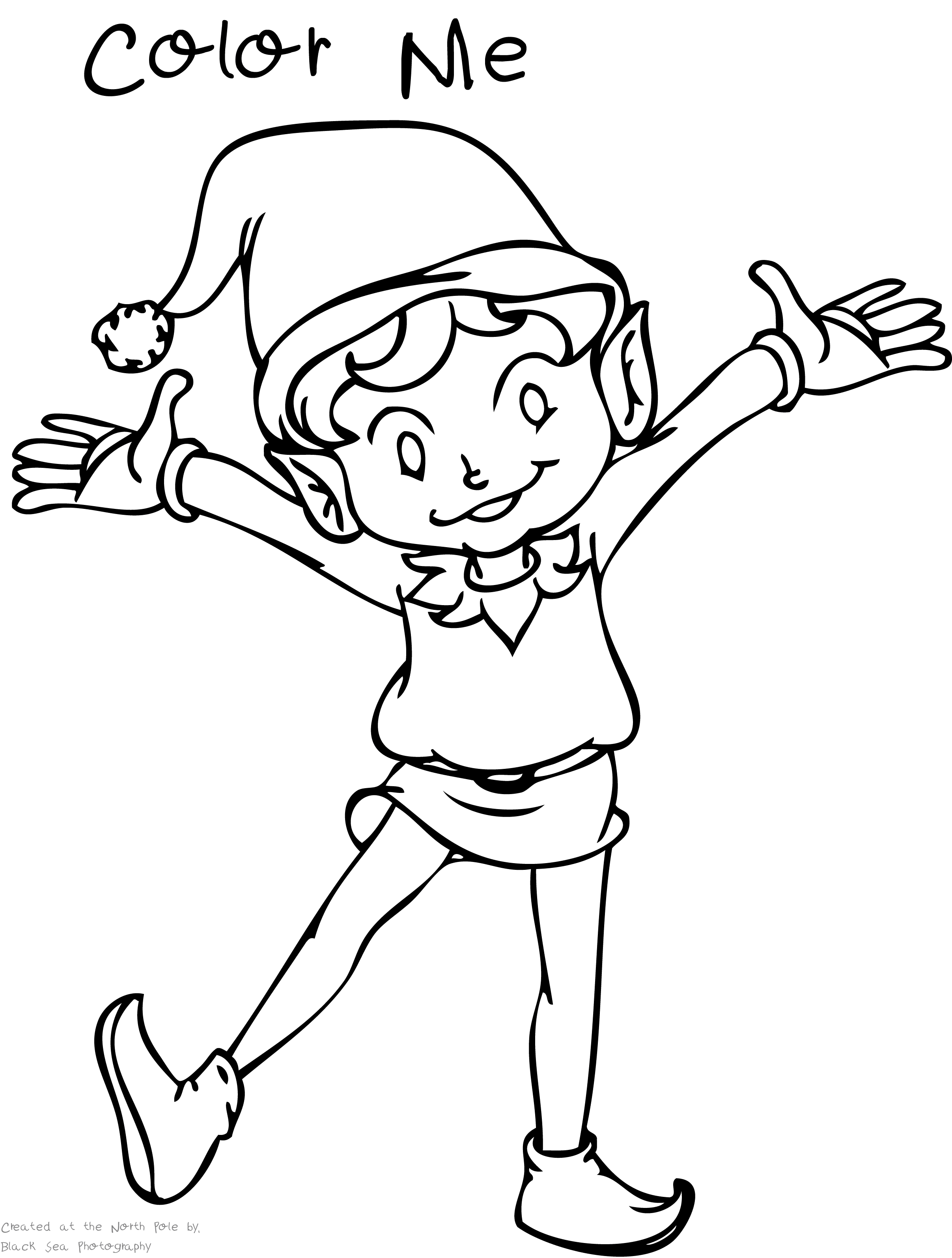 Free Free Elf On The Shelf Coloring Pages Download Free Clip Art Free Clip Art On Clipart Library