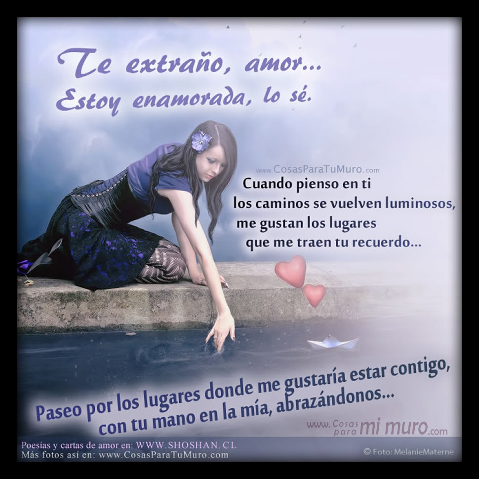 Te Extrano Amor Cosas Para Mi Muro