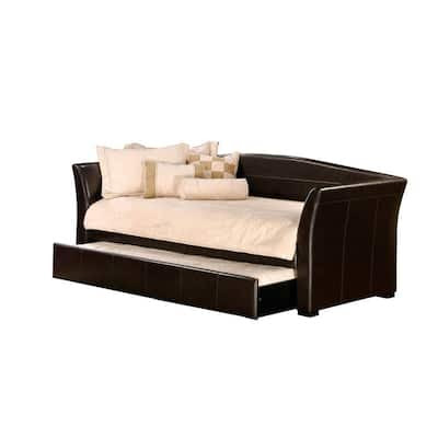 Hillsdale Furniture Montgomery Twin-Size Daybed with Trundle in Brown ...