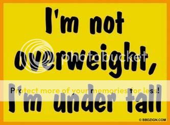 not fat under tall