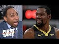 I'll carry his bags, clean up his locker! - Stephen A. begs for KD to
join the Knicks | First Take