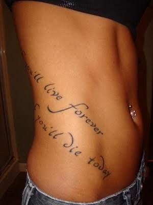 quote tattoos. word tattoos | Tumblr