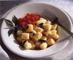 La cocina romana: ñoquis de patatas