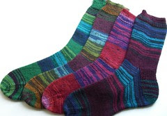Mary Maxim Gemstone socks-singles-2