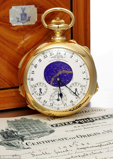 Time lord: Banker Henry Graves commissioned the 'Holy Grail' of watches (pictured) only to suffer its curse