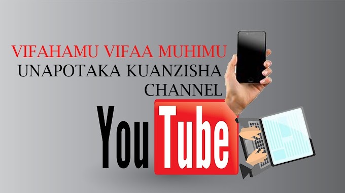 Vifahamu Vifaa Vichache na Muhimu Unavyotakiwa Kuanavyo, Pale unapotaka ...