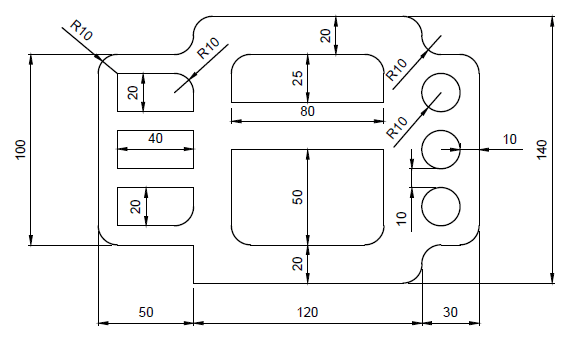 AutoCAD Exercises free eBook  Tutorial45