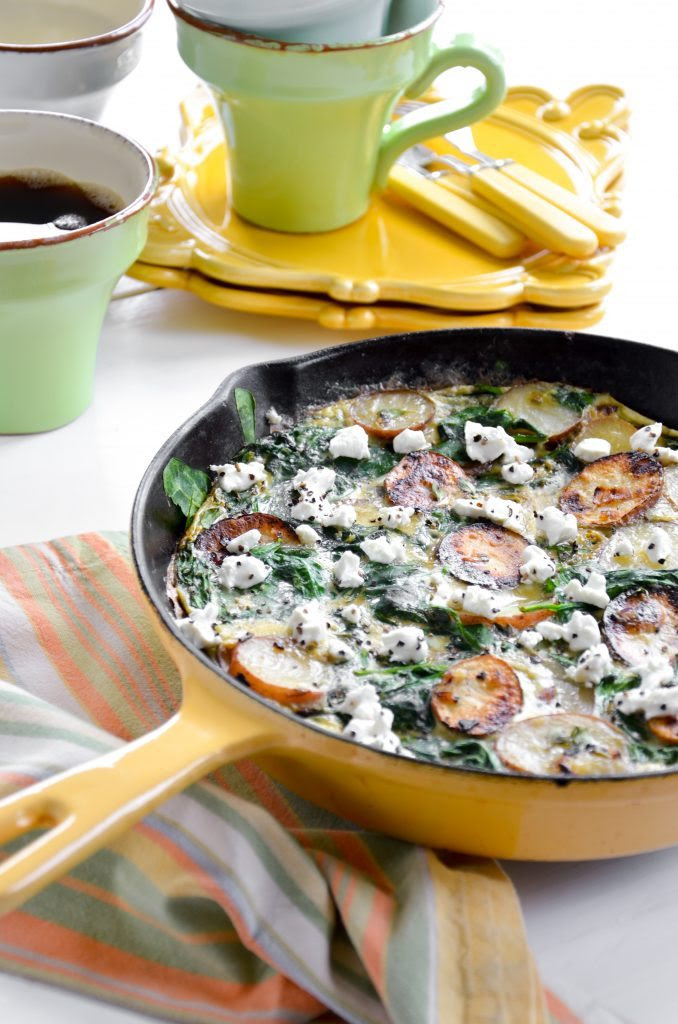 Spinach and Potato Frittata