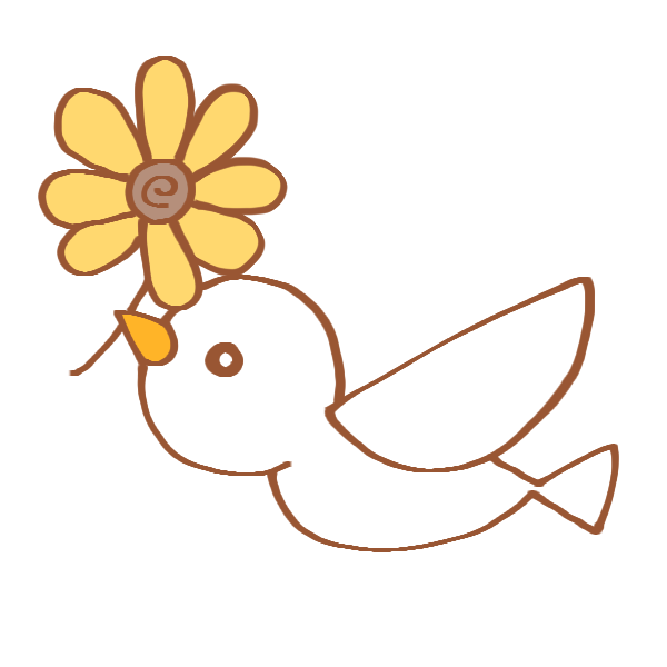 白い鳥のイラスト かわいいフリー素材が無料のイラストレイン