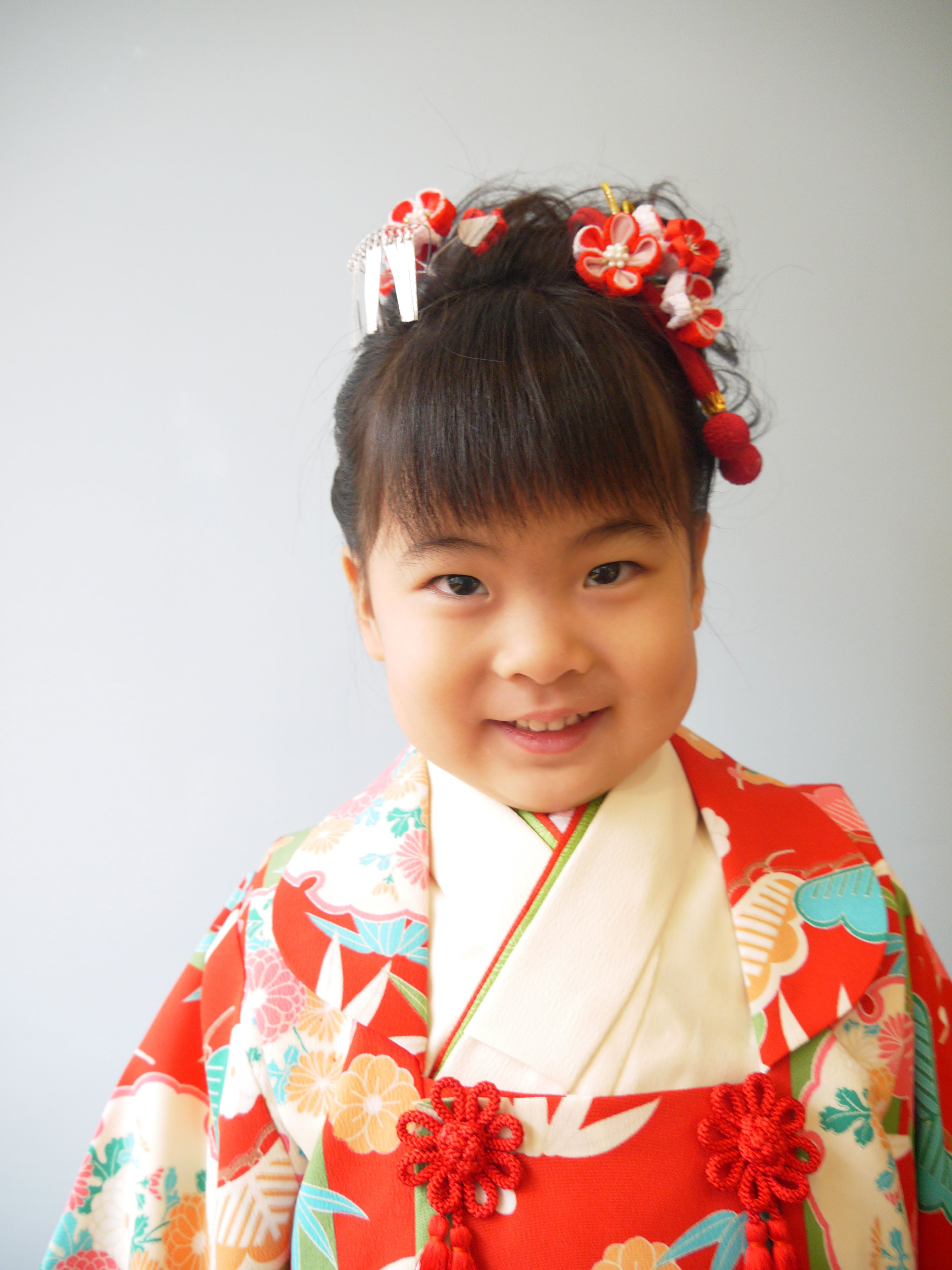 七五三の髪型 日本髪 七歳 五歳 三歳 美容室 よっしーの畑 浦安