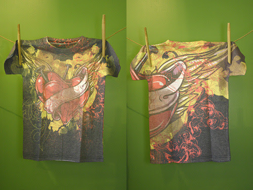 Toddler/Boys Tees: Tattoo Heart - available in sizes 8, 10, and 12