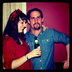 Ryan and I just before sitting down to Thanksgiving dinner