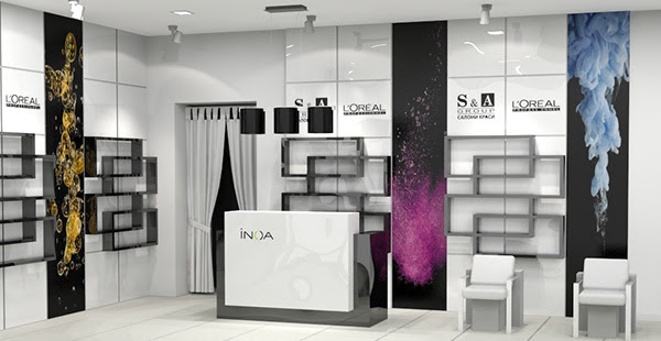 S&A group beauty salon interior design on Behance