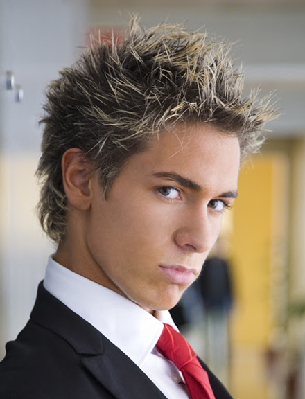men short hair highlights