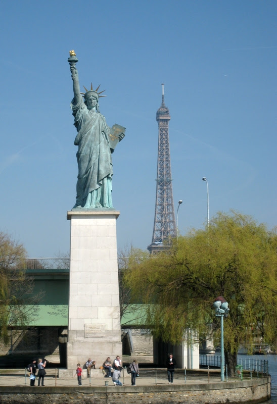 The Statue of Liberty in the Ile aux Cygnes, Paris