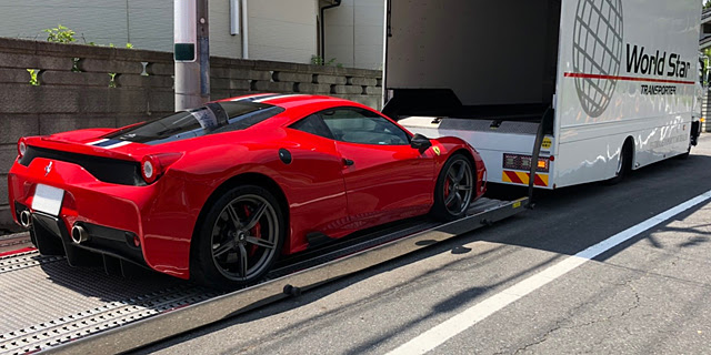 6 18ご納車 茨城県在住m様 フェラーリ 458スペチアーレ F1 Customer