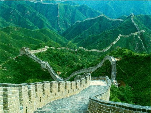 3 The big wall of China