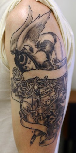 Pinup Girl Tattoo Design Pinup Girl Tattoo Flash