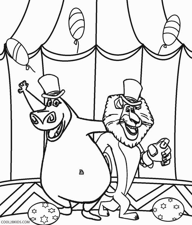 Download Printable Madagascar Coloring Pages For Kids | Cool2bKids