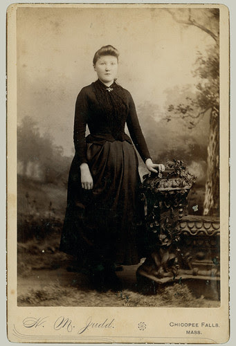 cabinet card - standing portrait