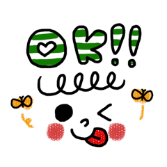 手書き 顔文字スタンプ Lineスタンプ Gu Inc