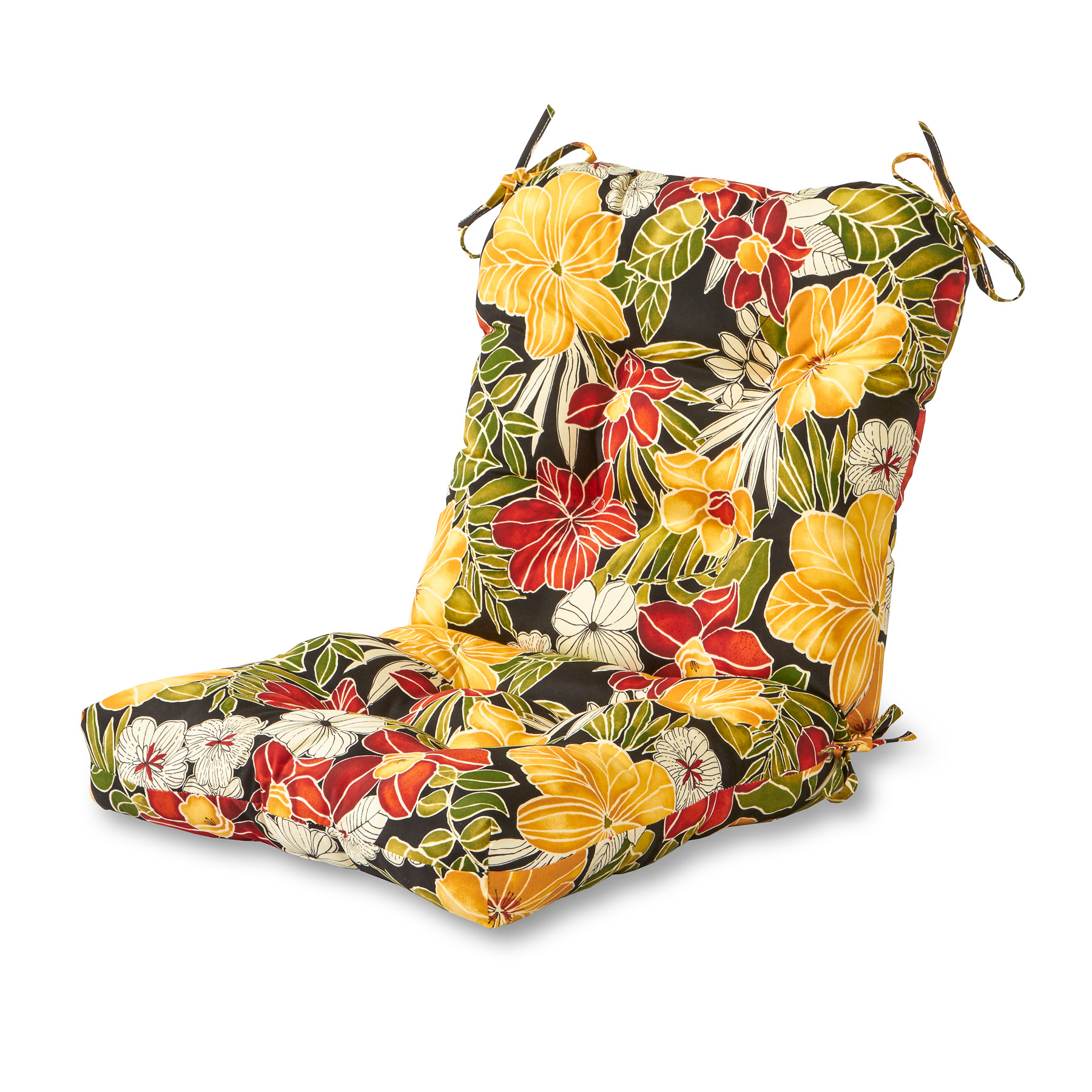 Greendale Home Fashions Outdoor Seat/Back Patio Chair 